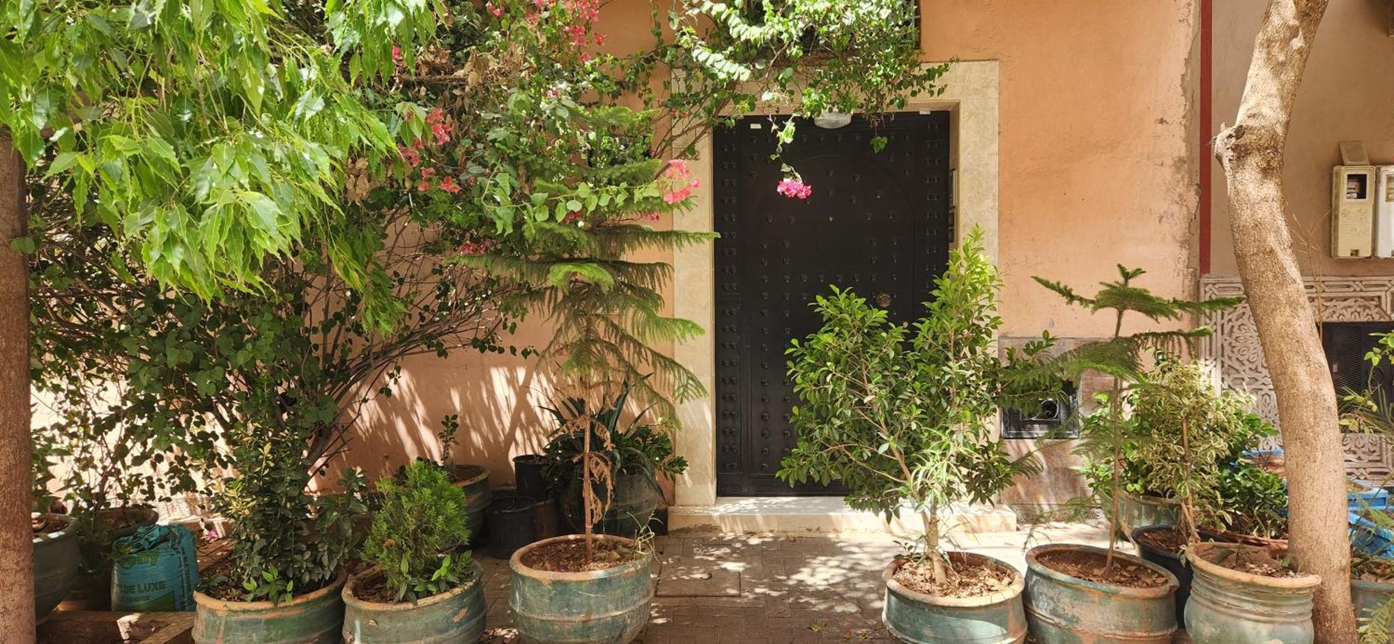 Appartement Riad 5Min A Pied De L'Aeroport Marrakesz Zewnętrze zdjęcie